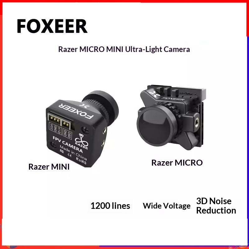 Drone Battery High Voltage - กล้อง FPV FOXEER Razer MICRO น้ำหนักเบาพิเศษ