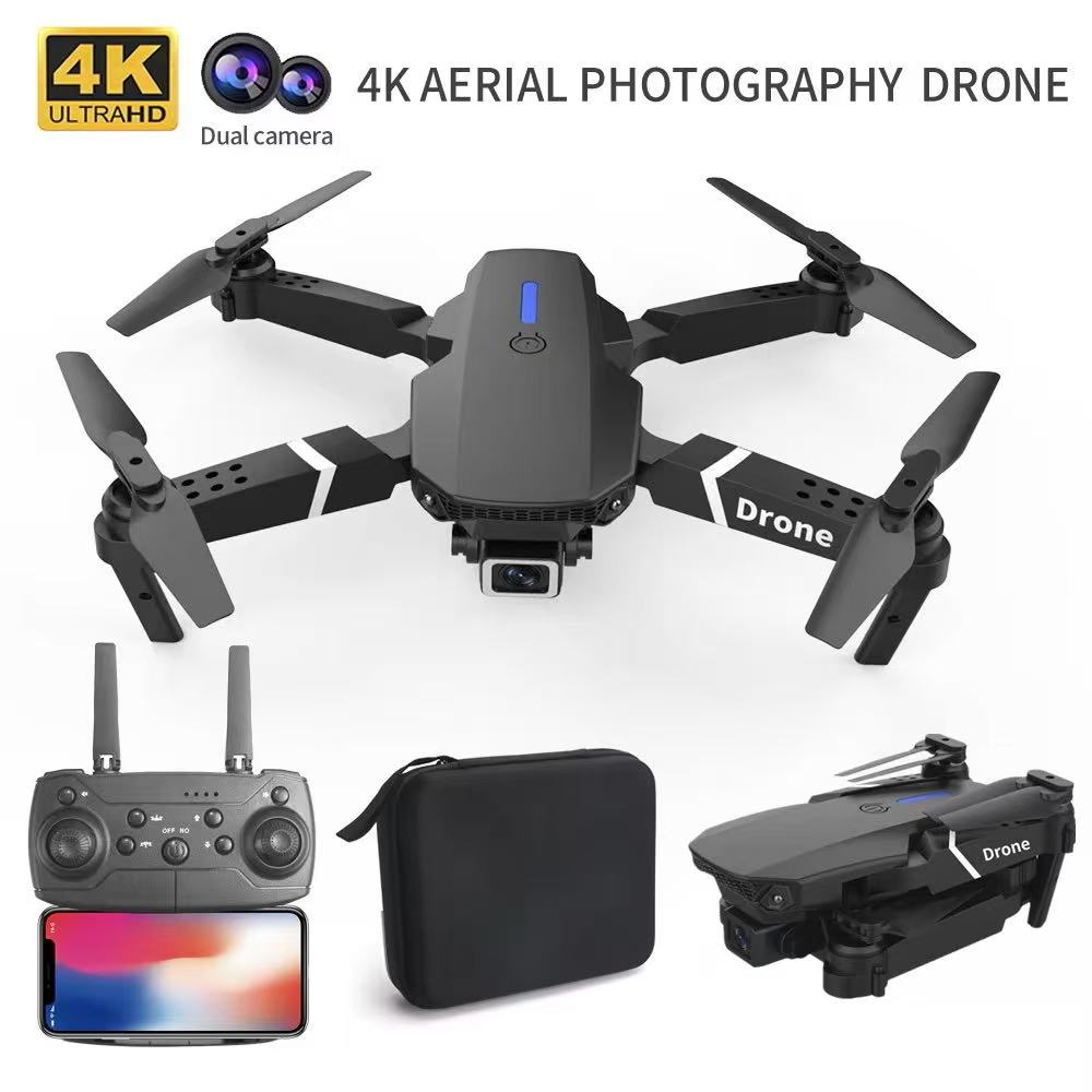 Drone Battery Balance Charger - Professional Drone E88 4Kมุมกว้างHDกล้องWiFi FpvความสูงถือพับRC Quadrotorเฮลิคอปเตอร์กล้อง-ฟรีของเล่นเด็ก