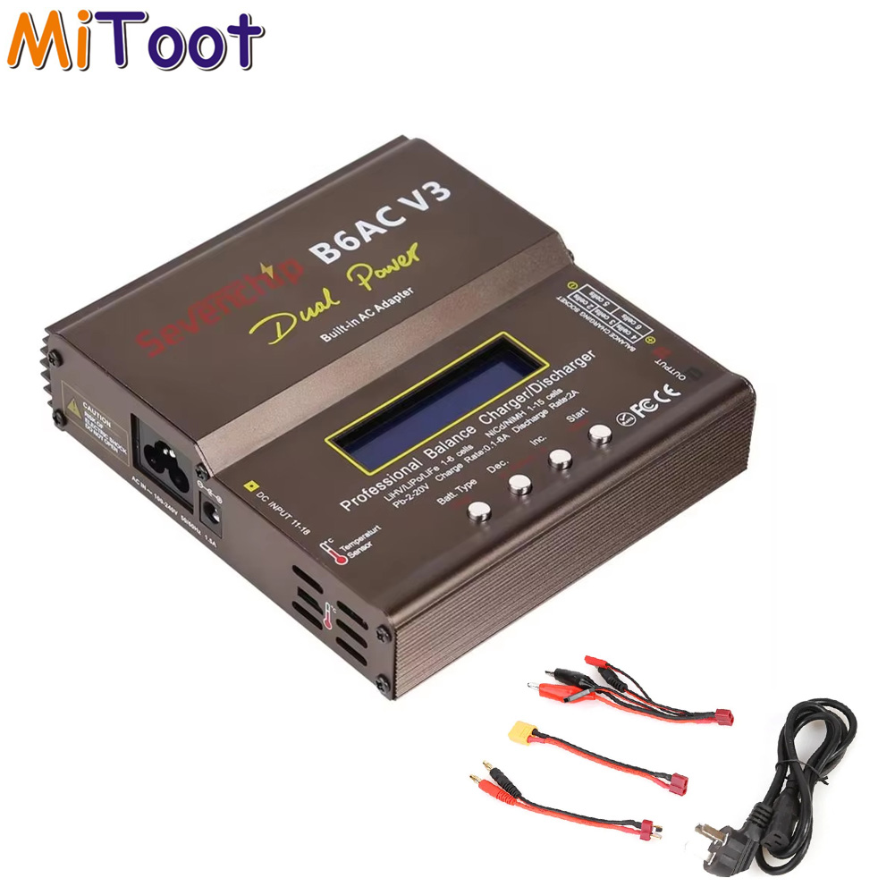 Drone Battery Smart - iMax B6AC V3 เครื่องชาร์จและดิสชาร์จแบบดิจิตอล LCD อัจฉริยะ