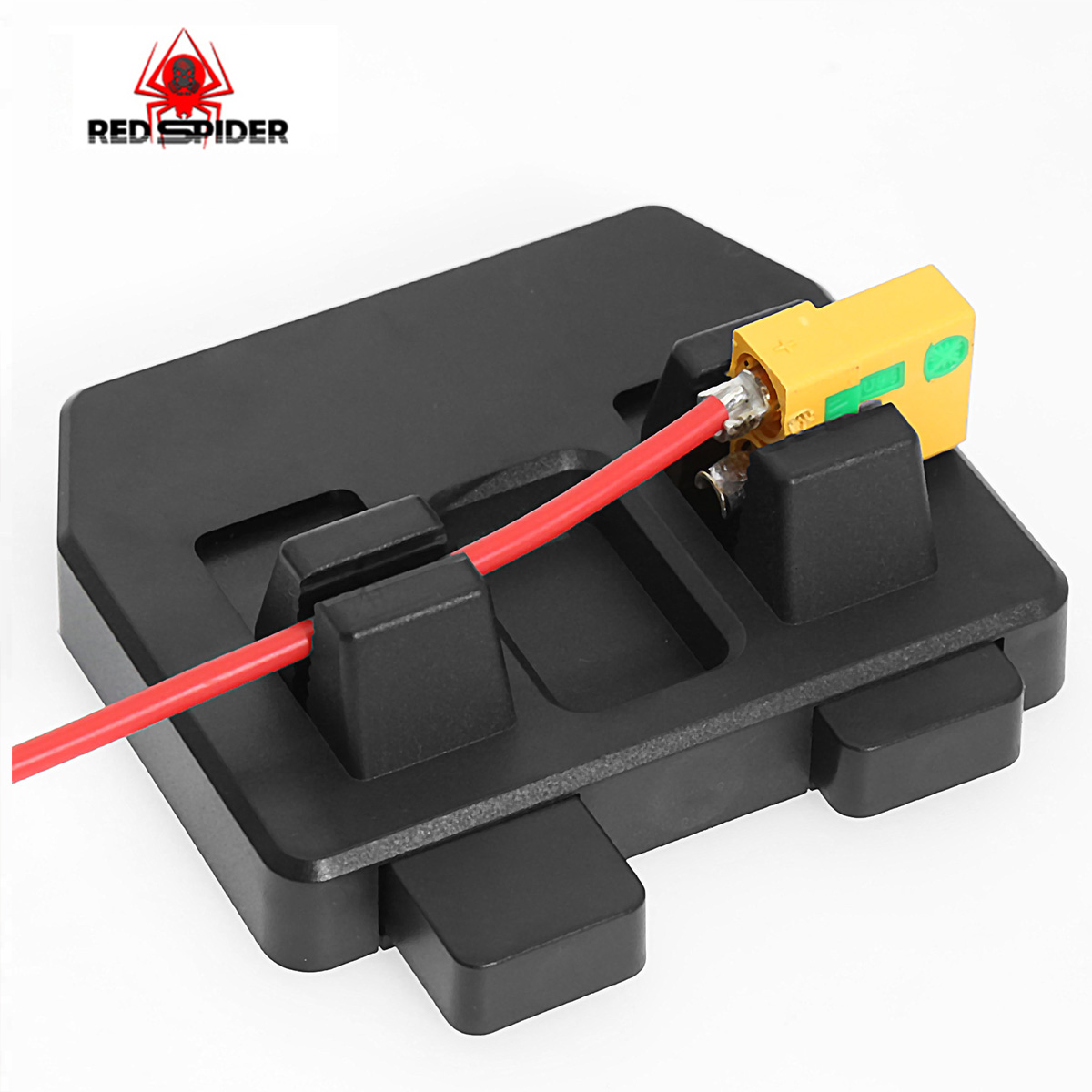 Drone Battery Connector - ที่ยึดเครื่องมือบัดกรีสีดำ Rc Abs สำหรับรถโมเดล โดรน เรือ