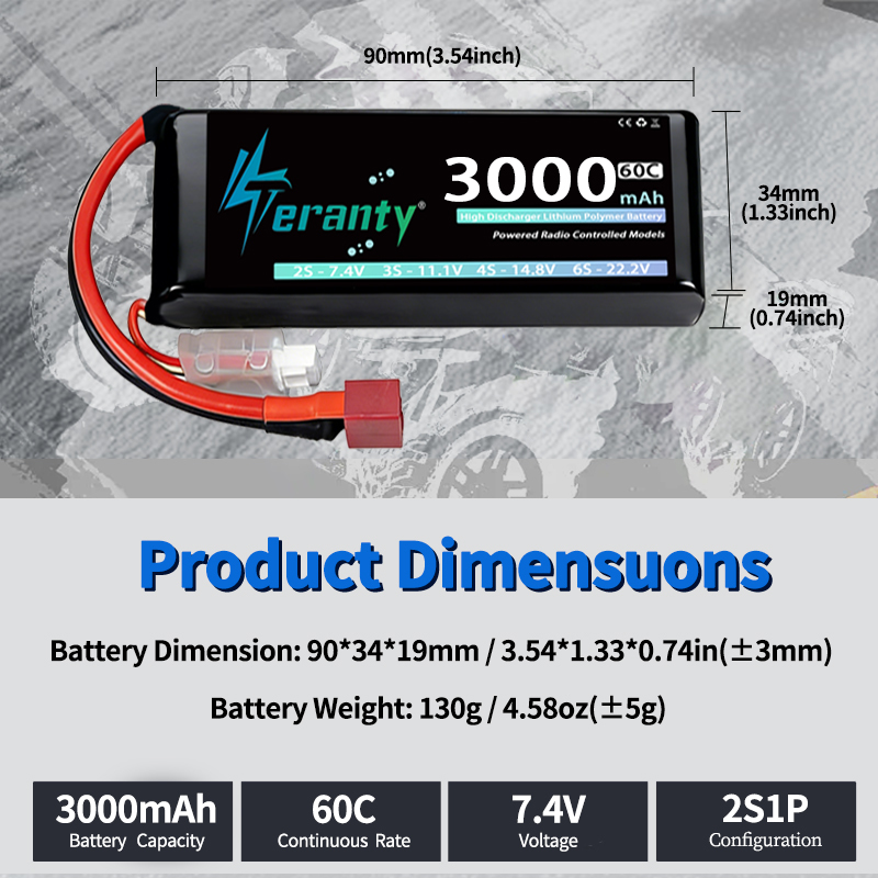 แบตเตอรี่ลิเธียมโพลิเมอร์ TERA - Drone Battery Lipo บทวิจารณ์และราคา
