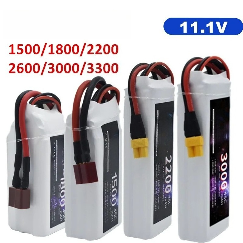 แบตเตอรี่ LiPo 3S 1500mah 1800 - Drone Battery 3S บทวิจารณ์และราคา