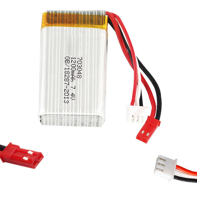 แบตเตอรี่ลิโป 2S 7.4V 1200mAh  - Drone Battery Lipo บทวิจารณ์และราคา