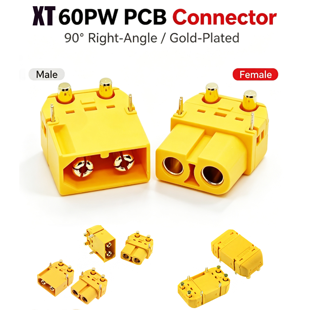 ขั้วต่อ Amass XT60PW แบบติดตั้ - Drone Battery Connector บทวิจารณ์และราคา