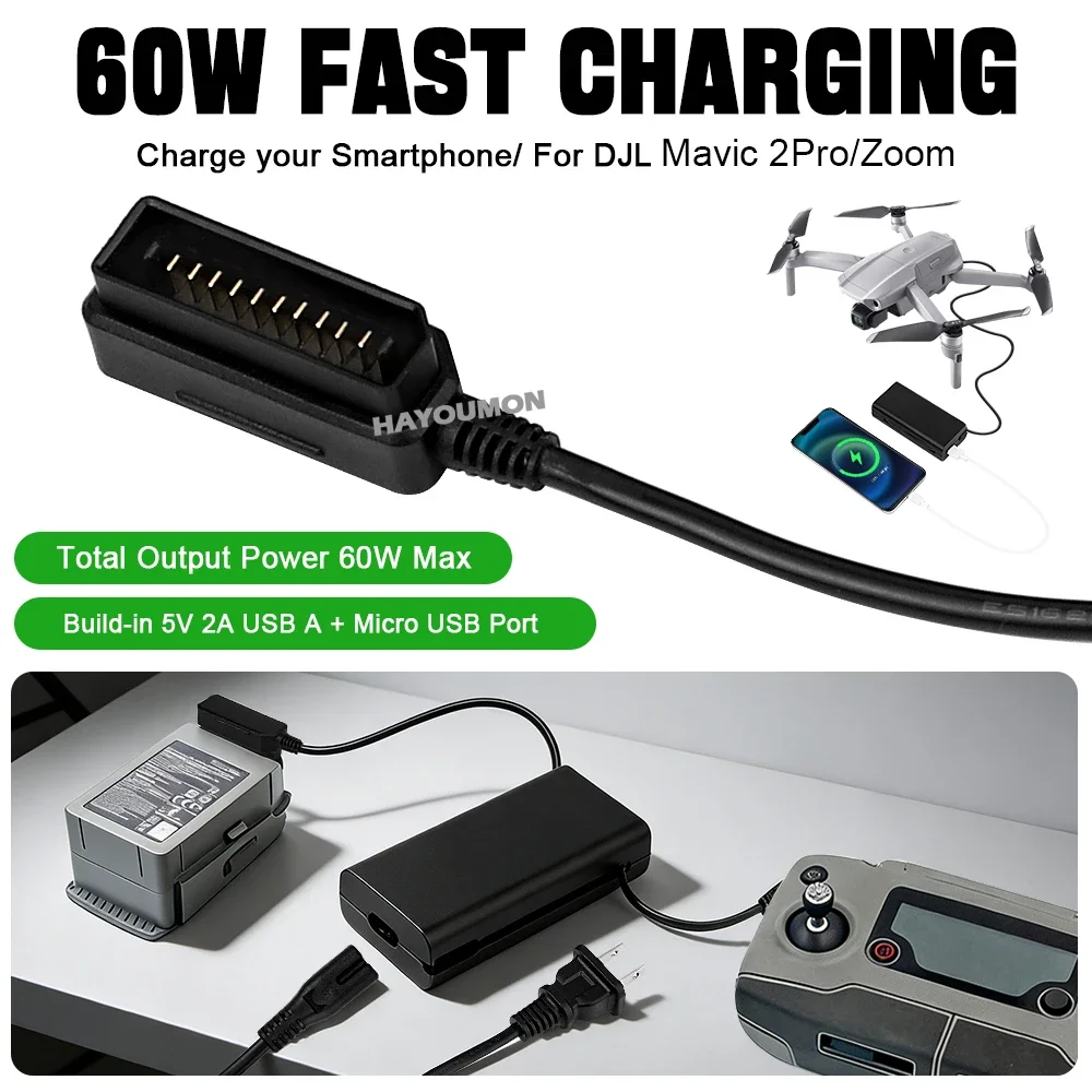 สำหรับ DJI Mavic 2 Pro/Zoom เค - Drone Battery Balance Charger บทวิจารณ์และราคา