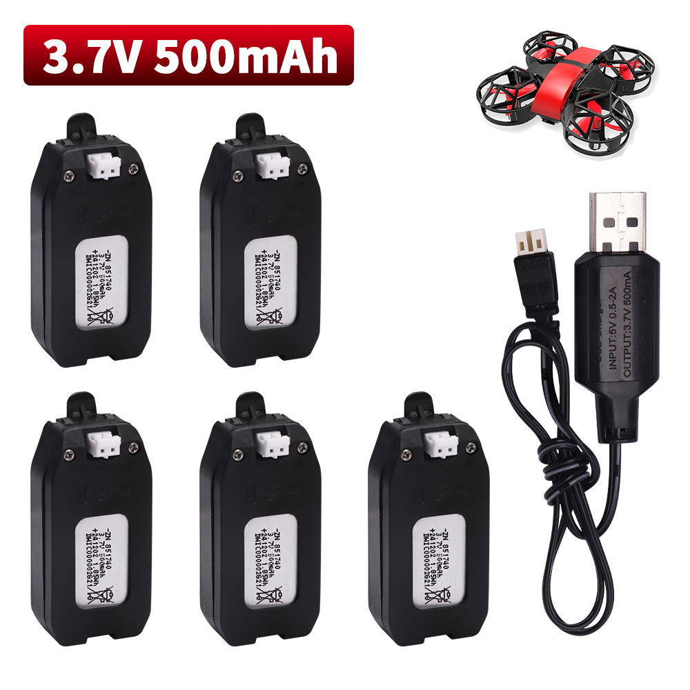 3.7V 500mAh แบตเตอรี่ลิเธียมสํ - Drone Battery Lipo บทวิจารณ์และราคา