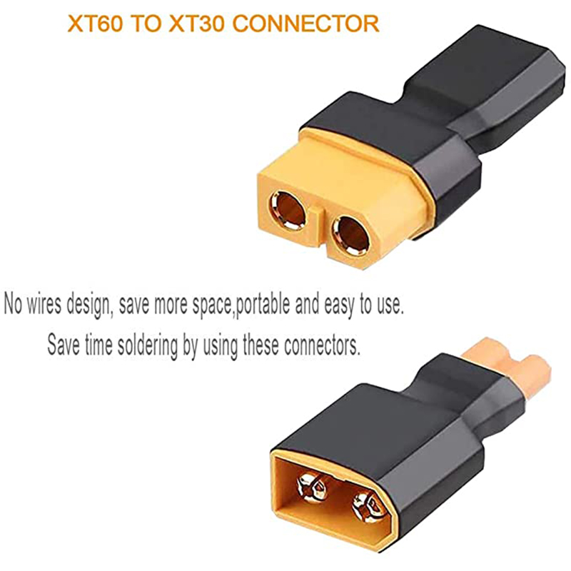 4 ชิ้น XT60 ถึง XT30 ปลั๊กอะแด - Drone Battery Balance Charger บทวิจารณ์และราคา