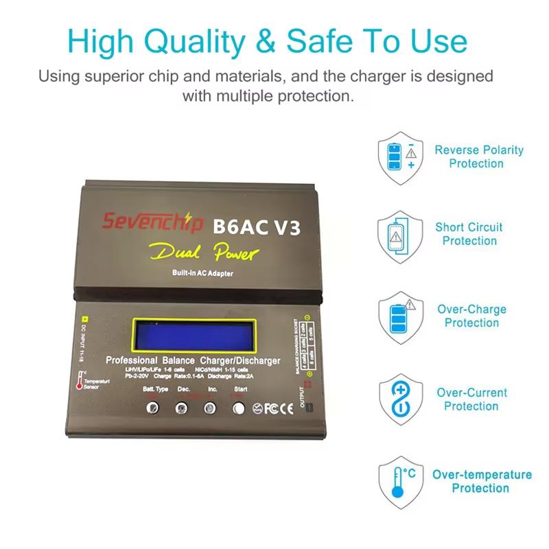 iMax B6AC V3 เครื่องชาร์จและดิ - Drone Battery Smart บทวิจารณ์และราคา