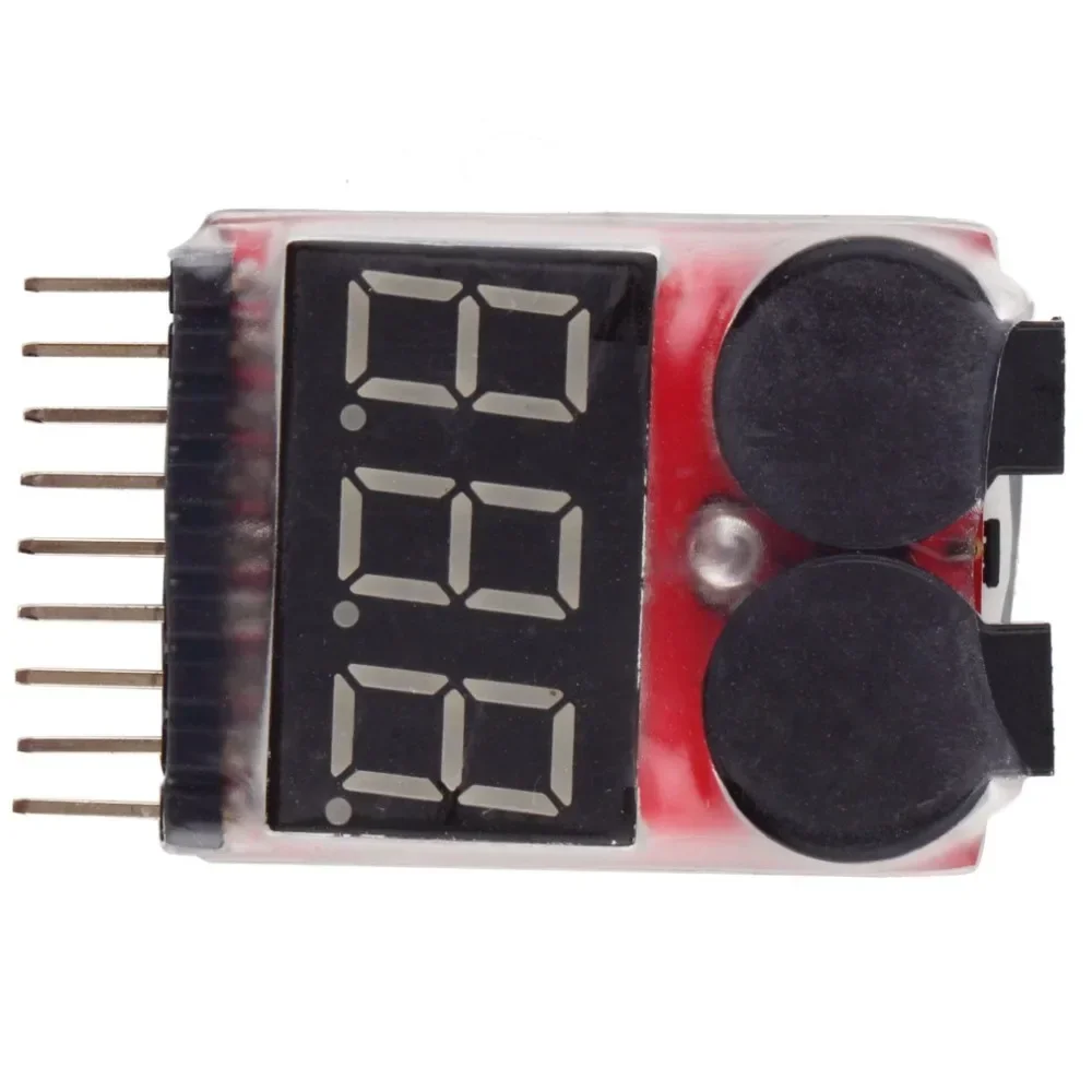 1/2/5PCS RC จอแสดงผลแรงดันไฟฟ้ - Drone Battery Alarm บทวิจารณ์และราคา