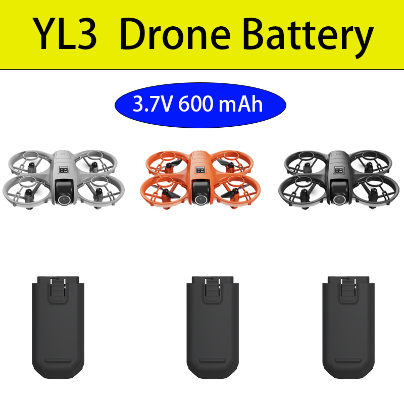 YL3 โดรนแบตเตอรี่เดิม 3.7V 600 - Drone Battery Li-Ion บทวิจารณ์และราคา